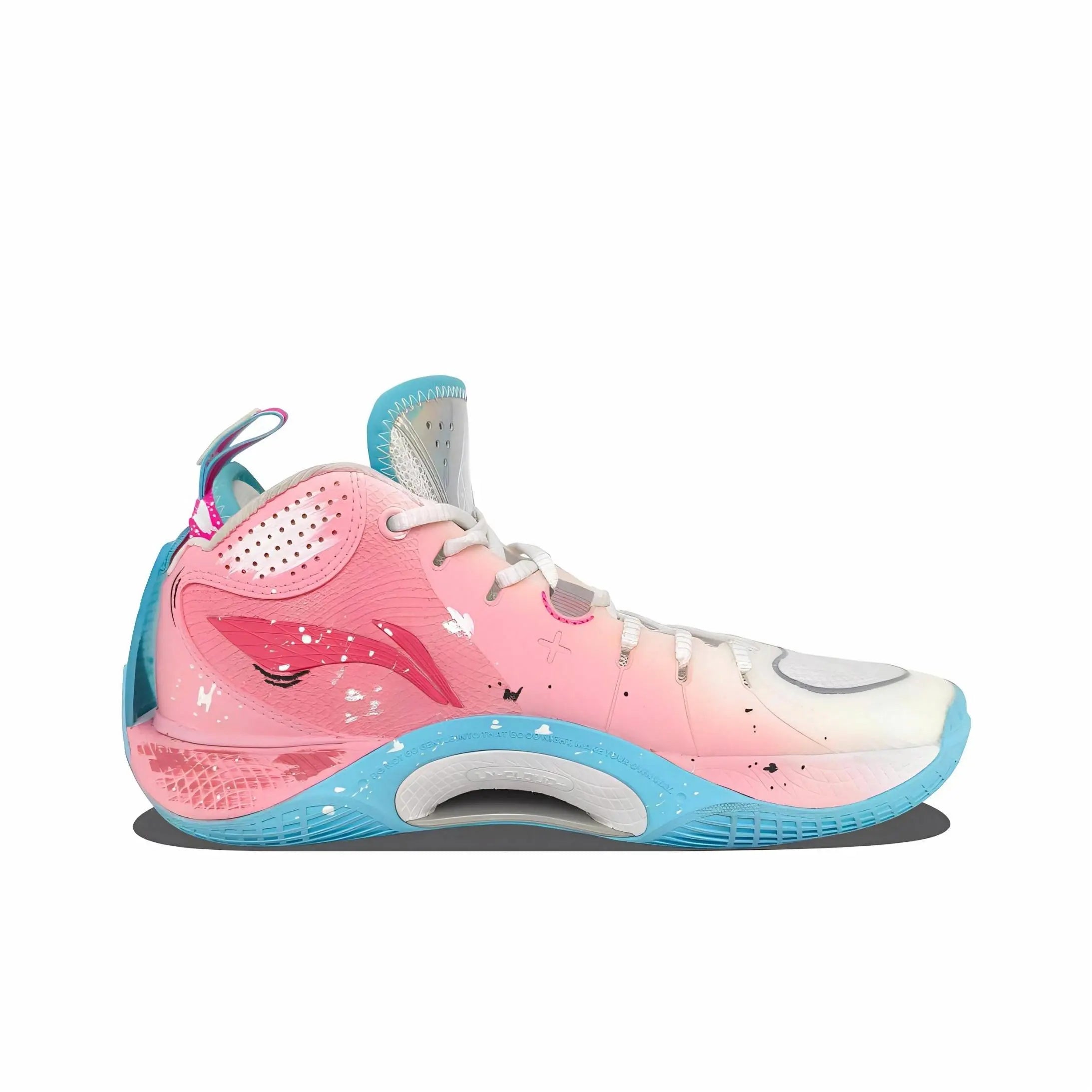 [Pink Graffiti] Custom Street LiNing Basketball Shoes Unisex