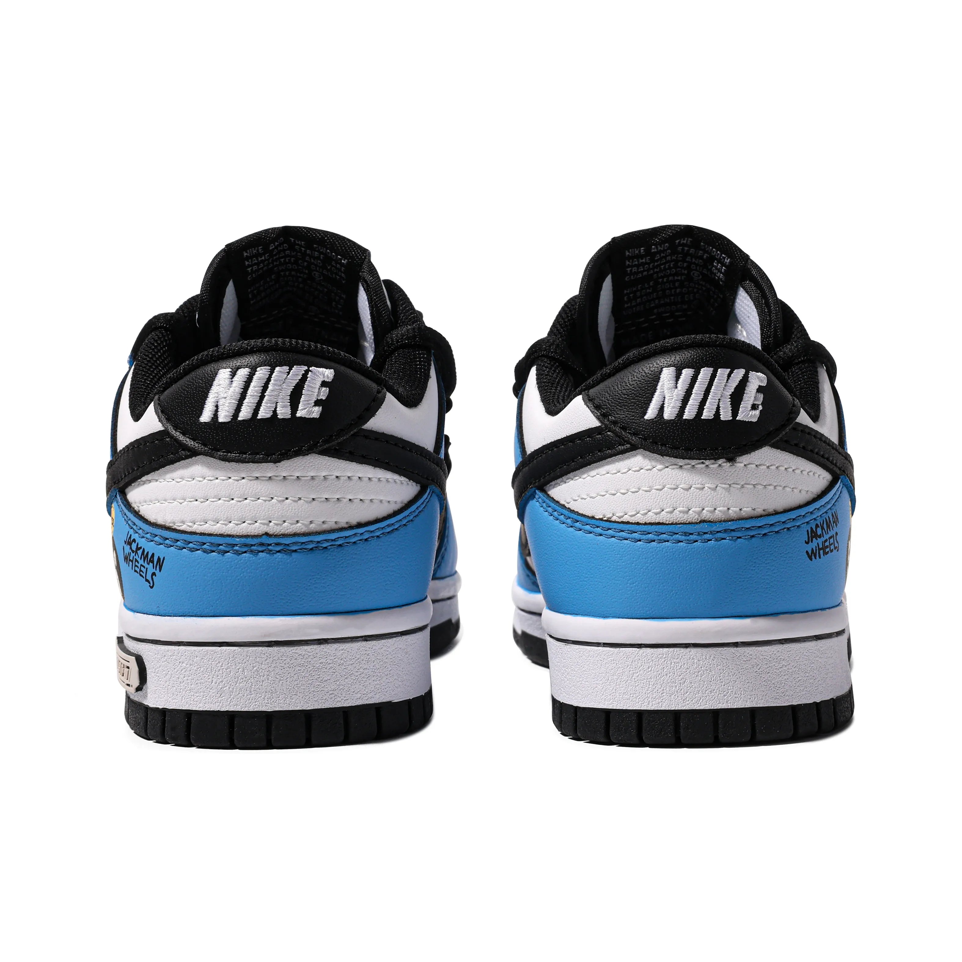 [Custom GUMOUT, Racing car] Dunk Skateboarding Shoes Unisex Blue