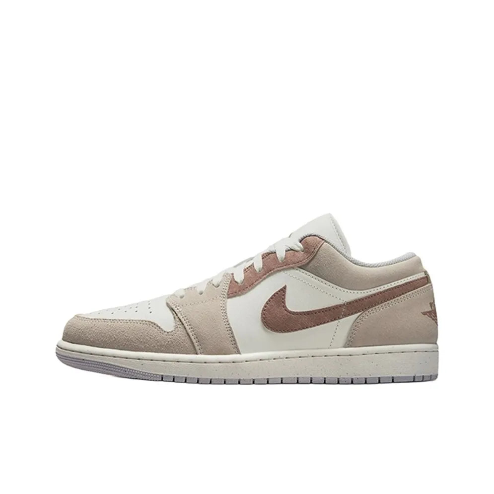 [Custom Soaring Serpent] Air Jordan Low - Top Skateboarding Shoes Unisex Gray/Silver
