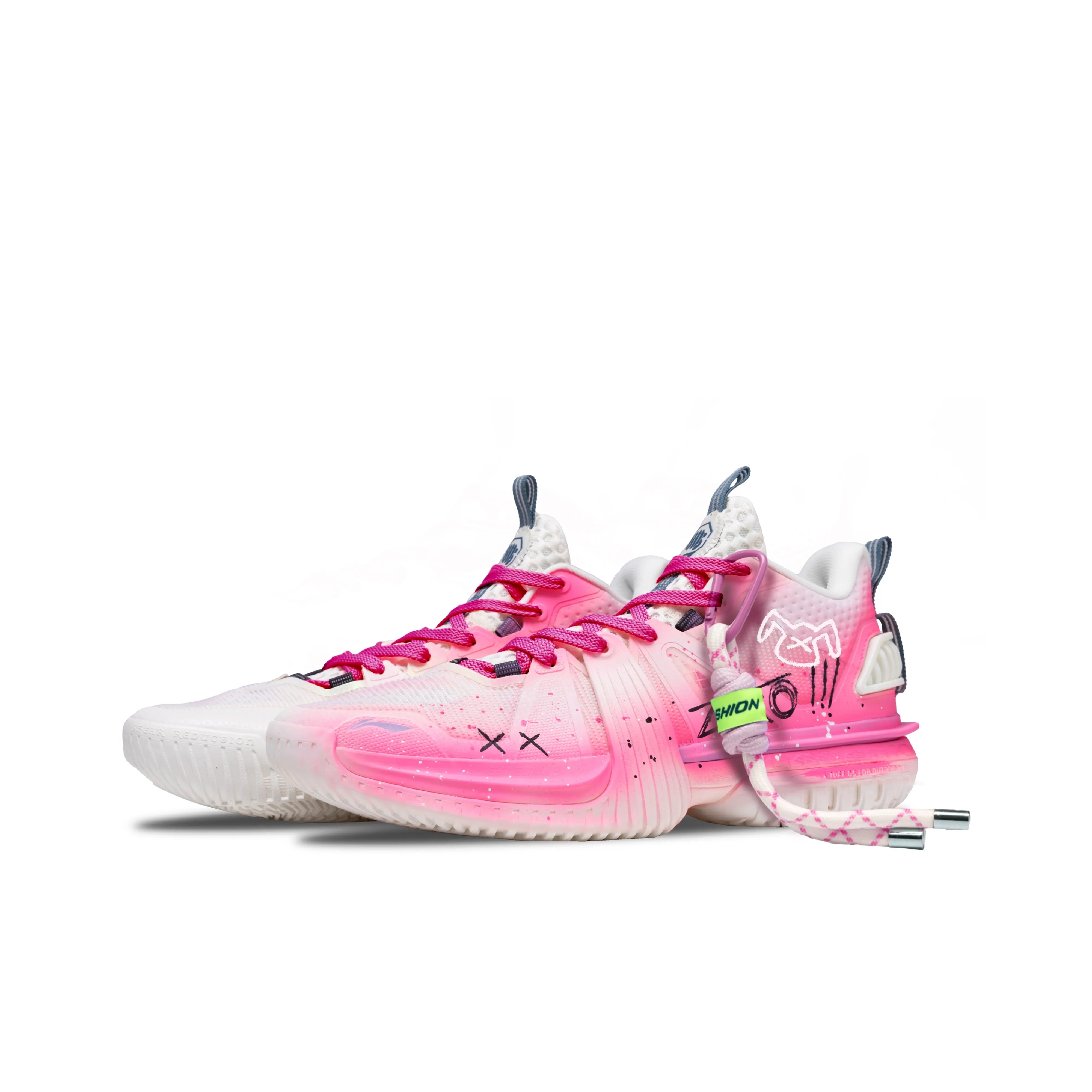 [Multi-Color Available] Custom Color Matching Trend LiNing Basketball Shoes Unisex
