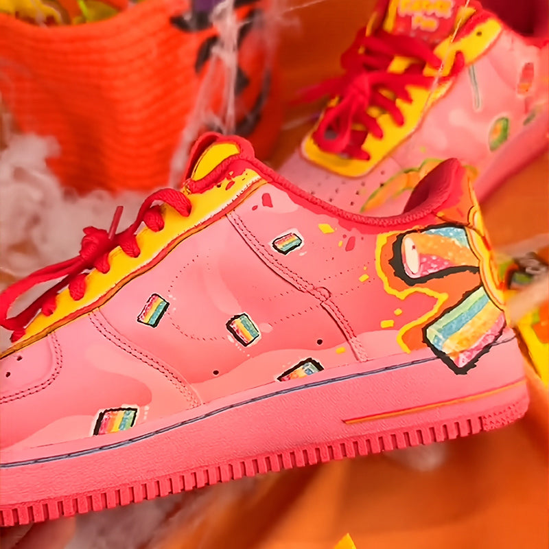 [Custom Candy Sweetheart Area] Air Force 1 Low Skateboard Shoes Unisex
