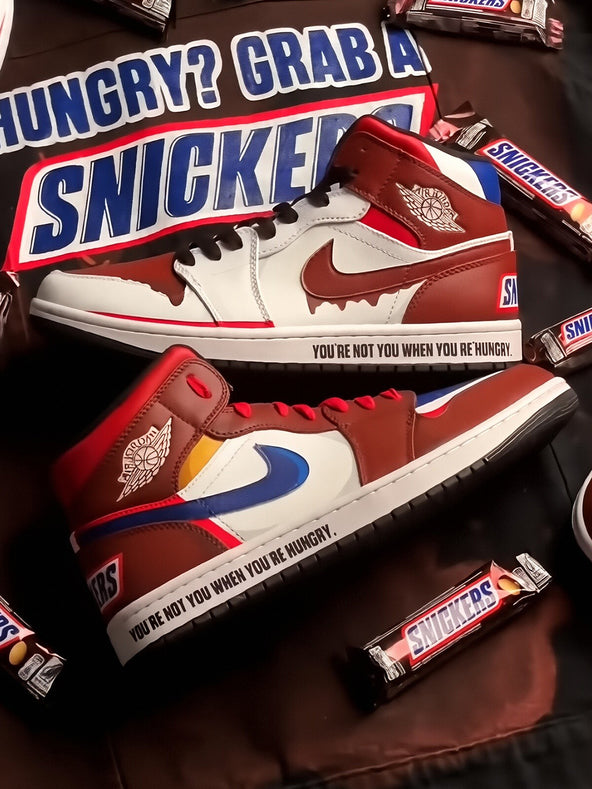 [Custom Snickers] Air Jordan 1 High Top Unisex Skateboarding Shoes