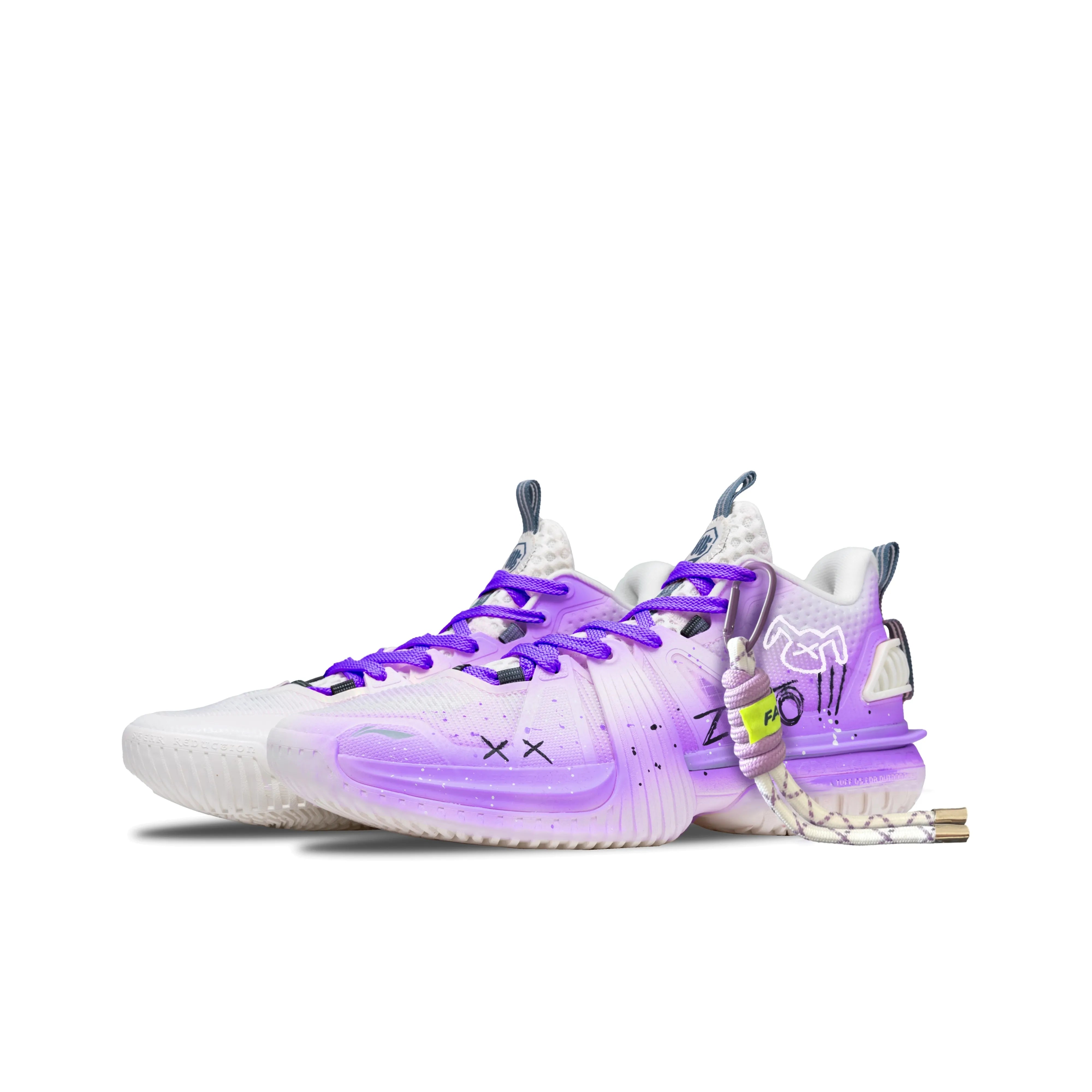 [Multi-Color Available] Custom Color Matching Trend LiNing Basketball Shoes Unisex