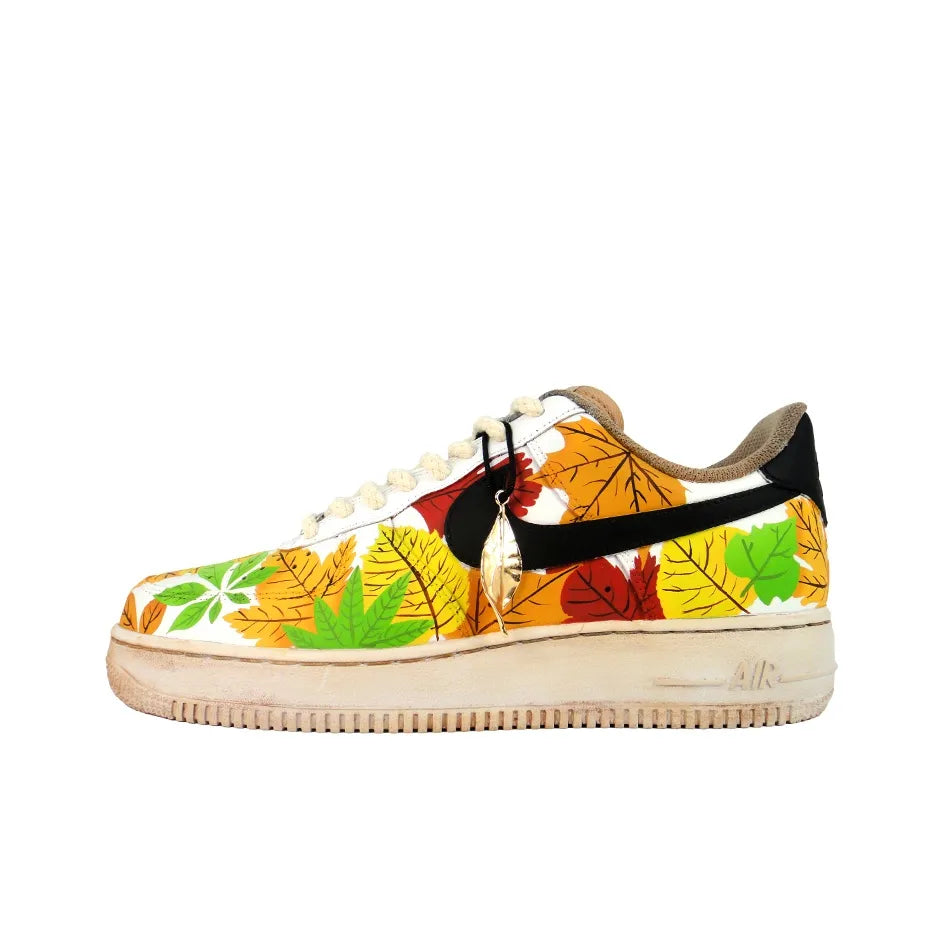 [Custom Autumn Scenery] Air Force 1 Skateboarding Shoes Unisex