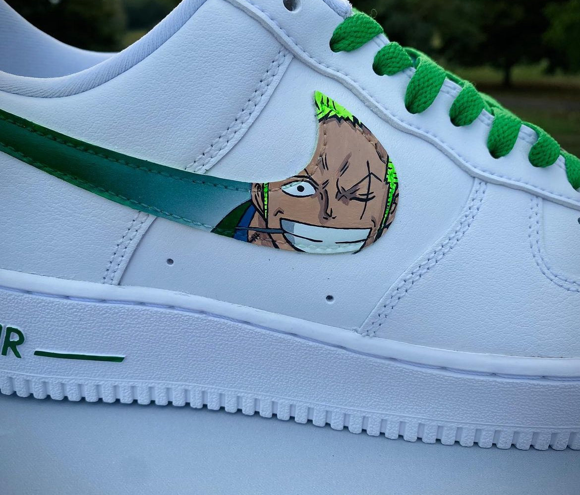 [Custom Luffy Vs Zoro] Air Force 1 Skateboarding Shoes Unisex