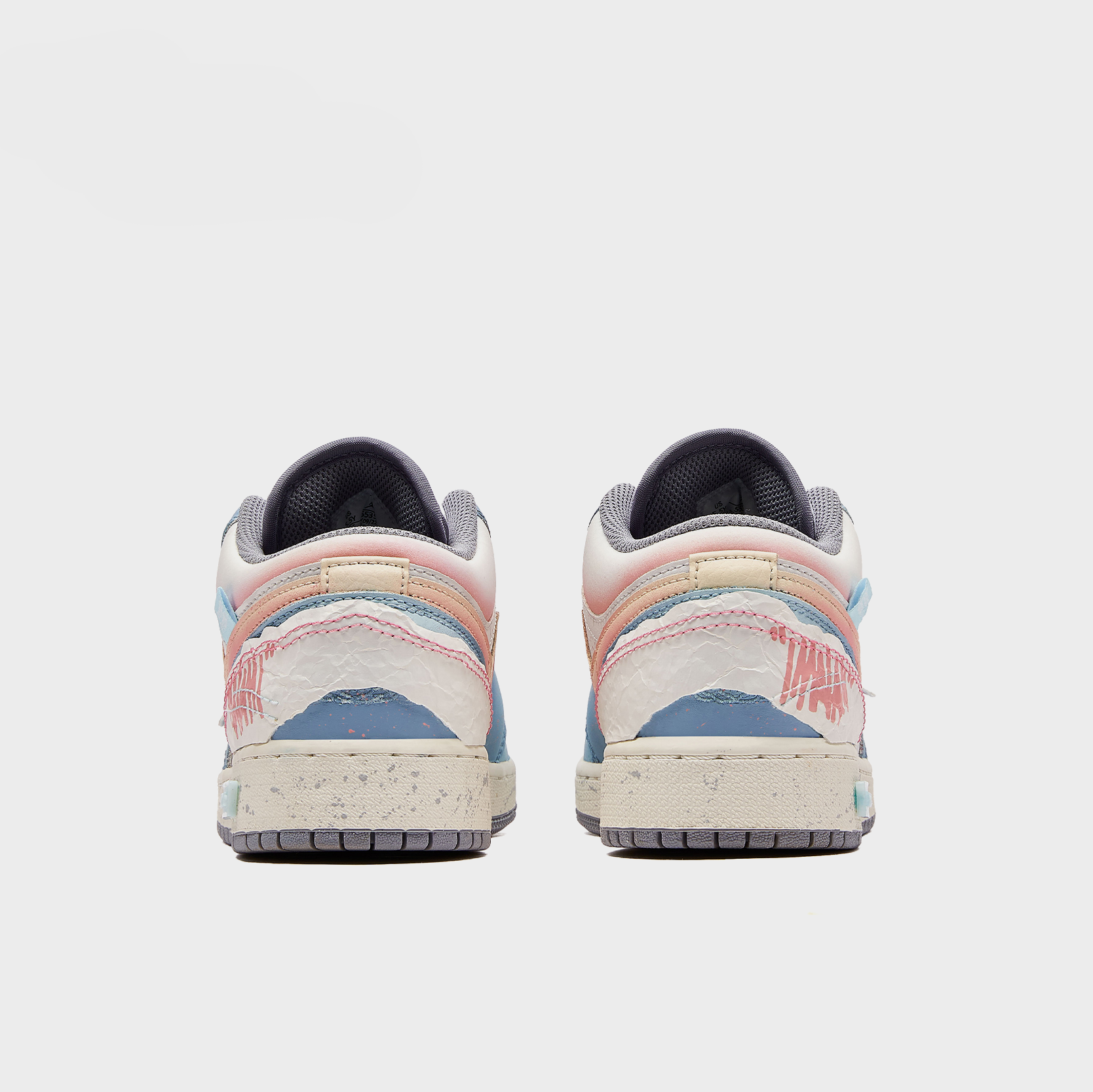 Pink Wave - Women's Jordan 1 Low Custom
