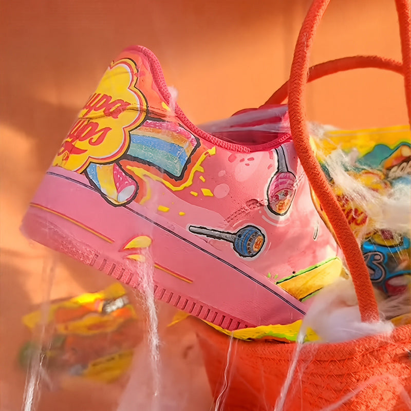 [Custom Candy Sweetheart Area] Air Force 1 Low Skateboard Shoes Unisex