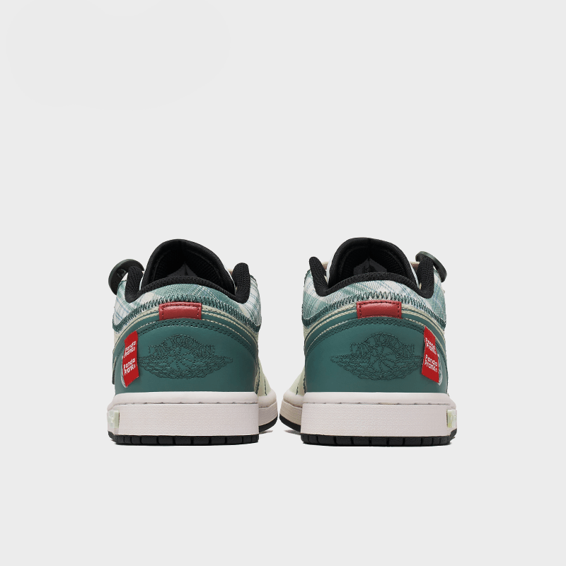 Sunlit Emblem - Men's Jordan 1 Low Custom