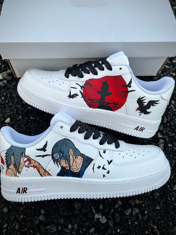 [Custom Sasuke Vs itachi /Naruto] Air Force 1 Skateboarding Shoes Unisex