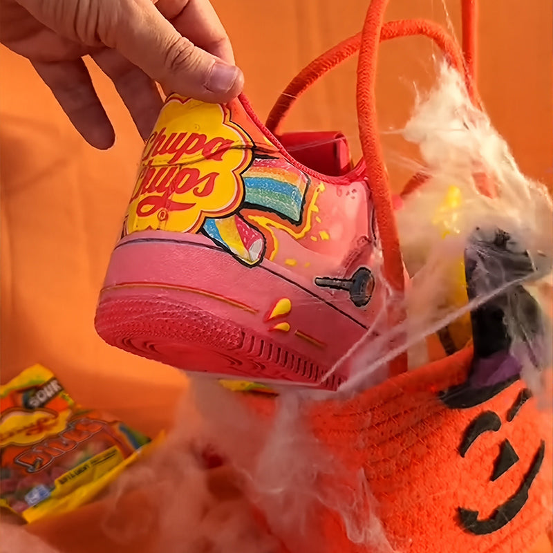 [Custom Candy Sweetheart Area] Air Force 1 Low Skateboard Shoes Unisex