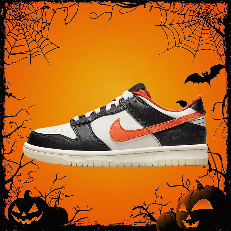 [Custom Halloween - Glow-in-the-Dark] Dunk Skateboarding Shoes Unisex Adult / Kids' / Family Shoes