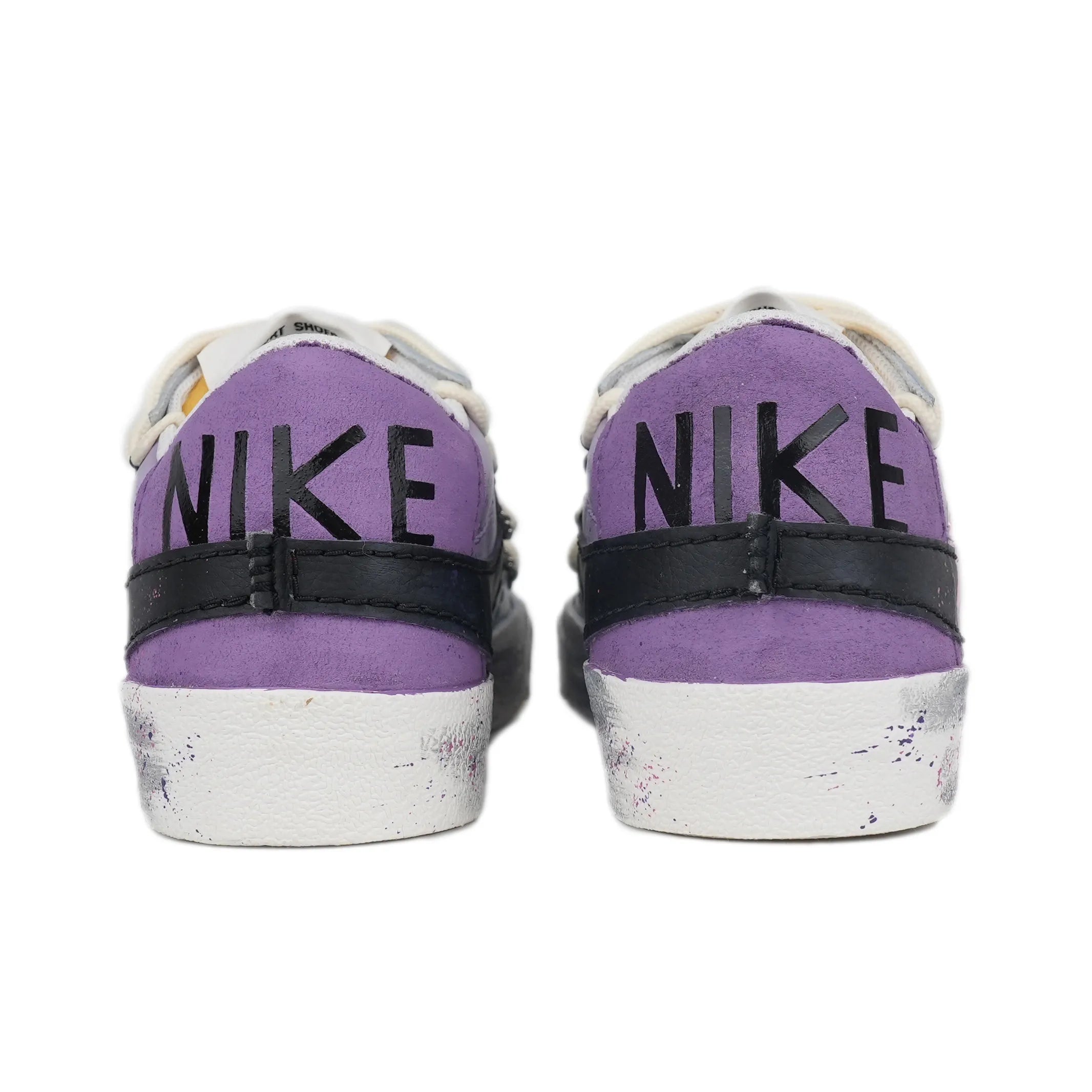 [Customized Good] Blazer Jumbo Low-top Shoes Unisex Purple/Gray