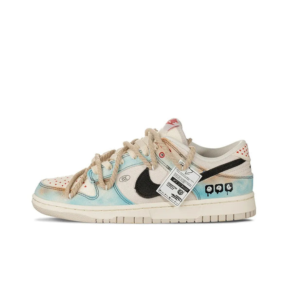 [Custom Sky City] Dunk Skateboarding Shoes Unisex Denim Style