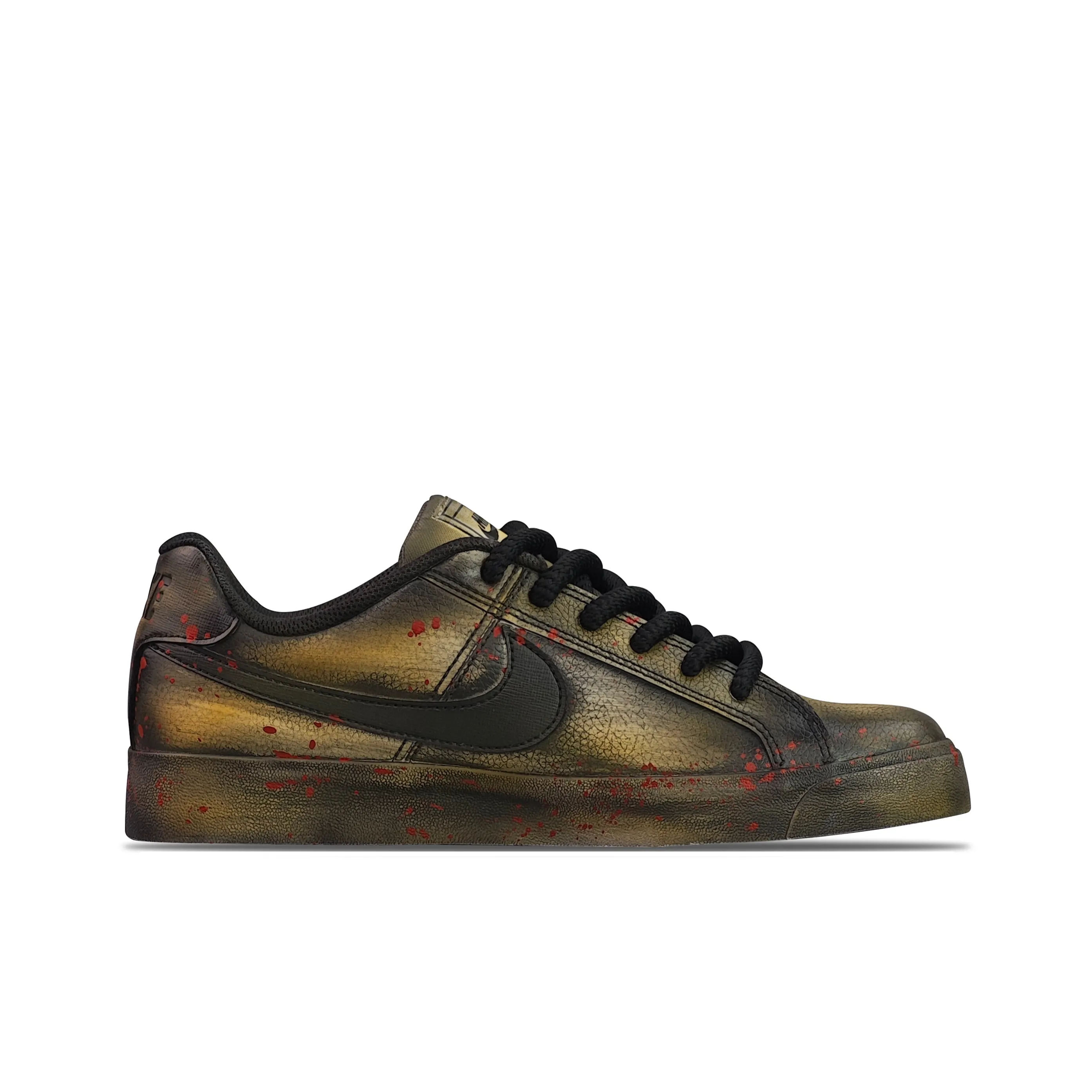 [Custom Black Friday] Court Royale Skateboarding Shoes Unisex Distressed Style