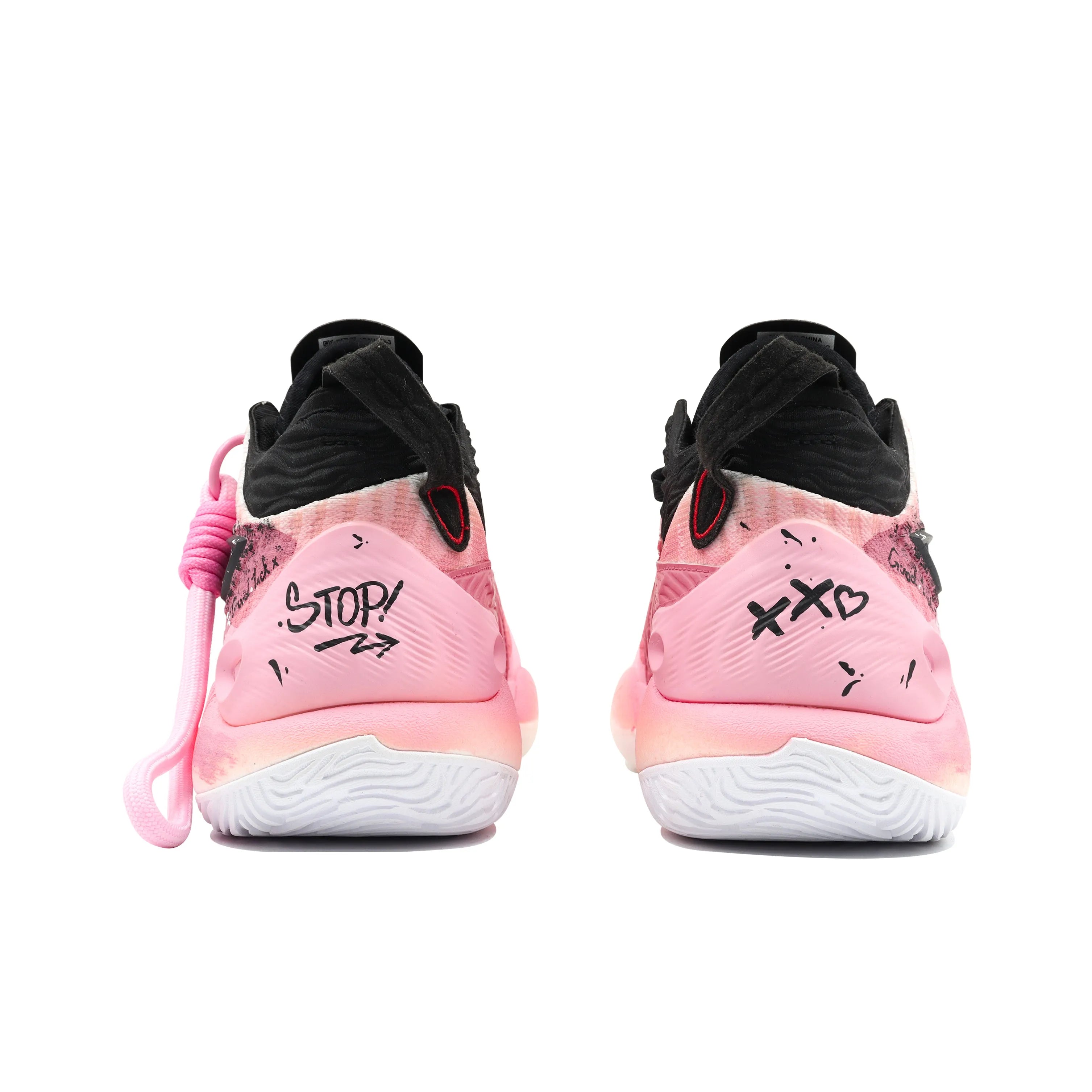 [Evening Sunset/Cherry Blossoms] Custom Street LiNing Basketball Shoes Unisex