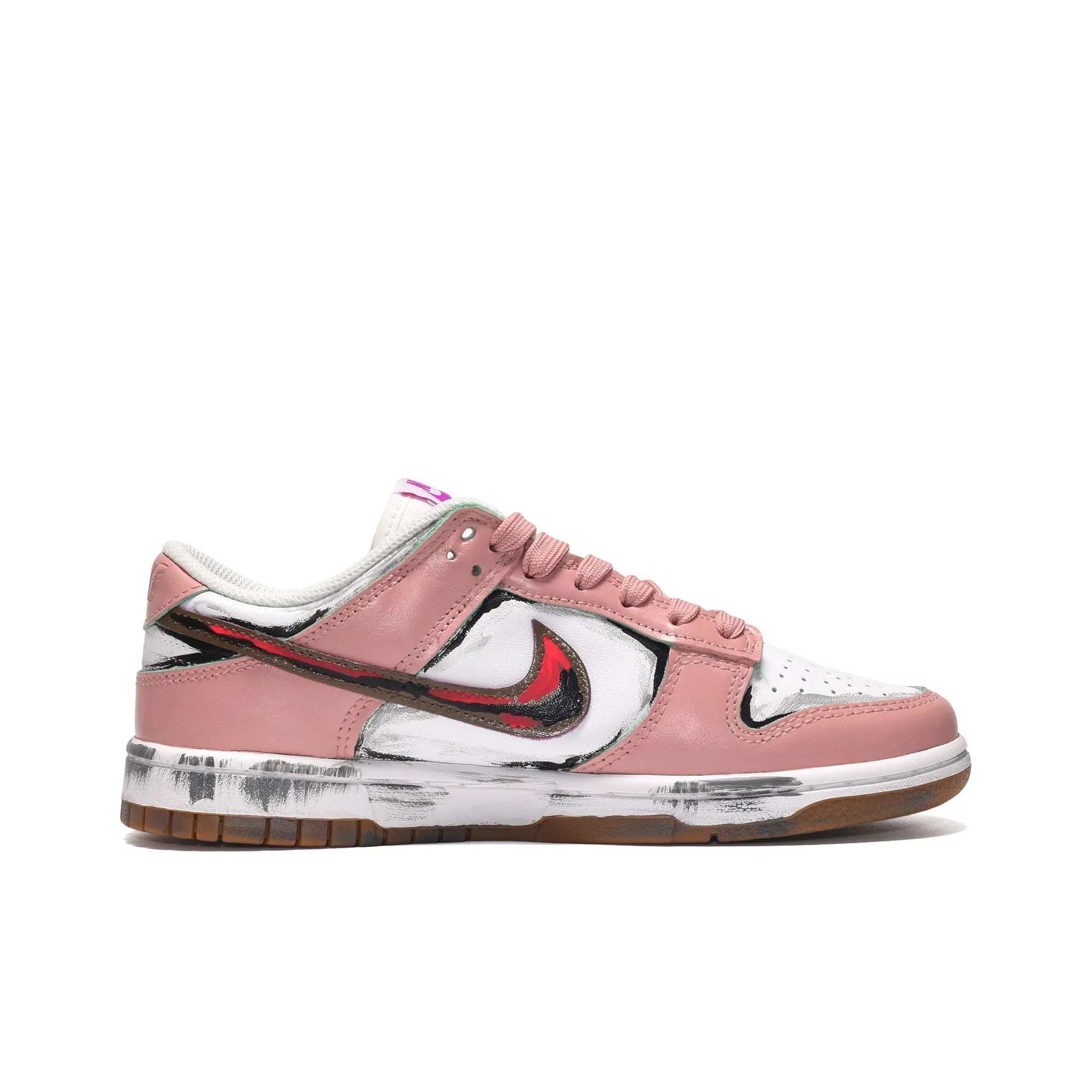 Crown Smiley Face - Custom Dunk Low Skateboarding  Shoes Women's