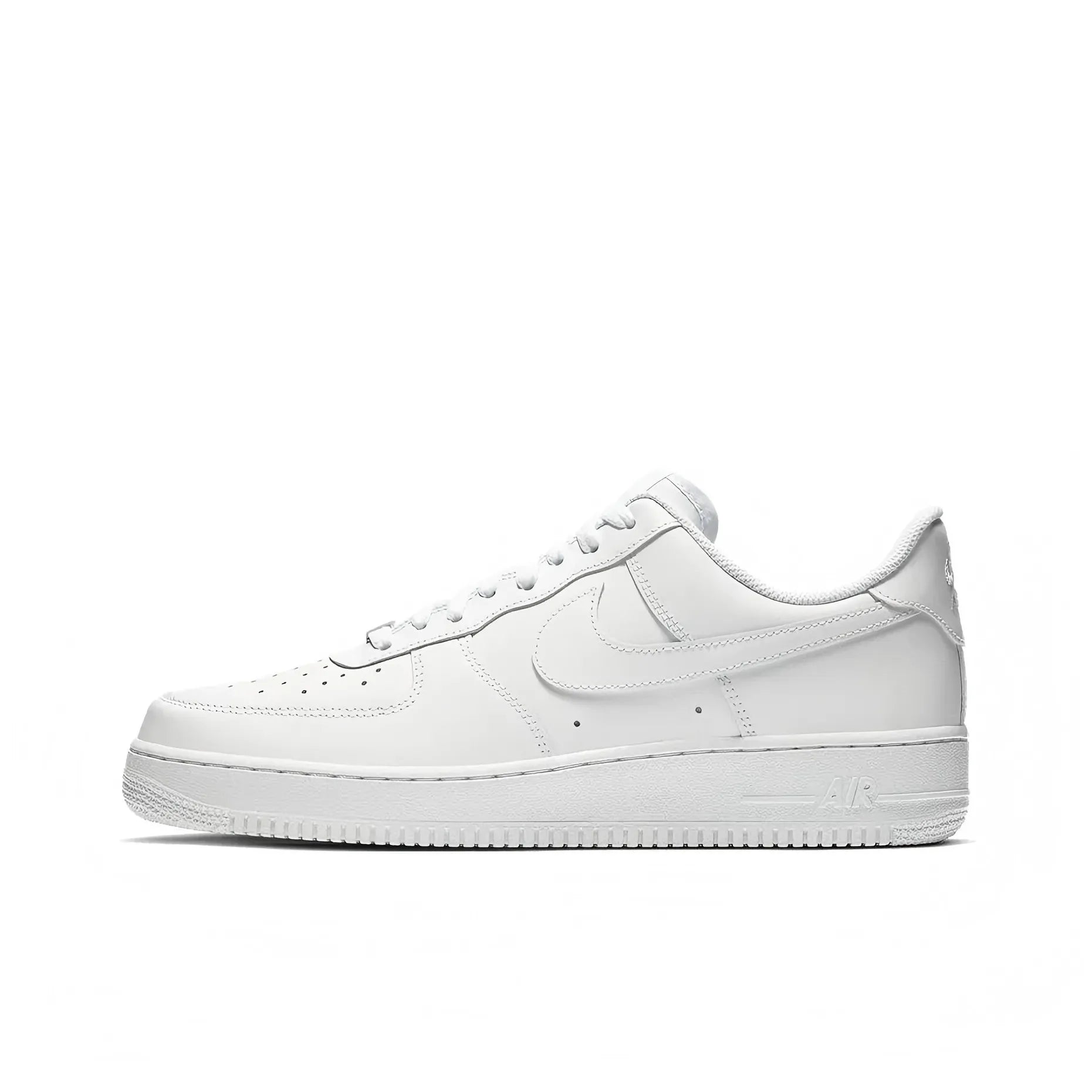 [Customized Floating Dreams, Shading, Water Lilies] Air Force 1 Shoes Unisex White/Brown