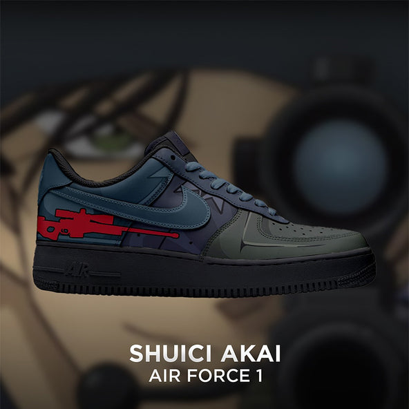 [Custom Hand-painted - Case ClosedⅡ] Air Force 1 Skateboarding Shoes Unisex