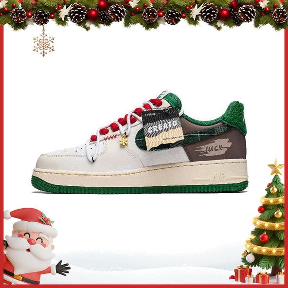 [Custom Green fields and starry rivers]  Air Force 1 Skateboarding Shoes Men