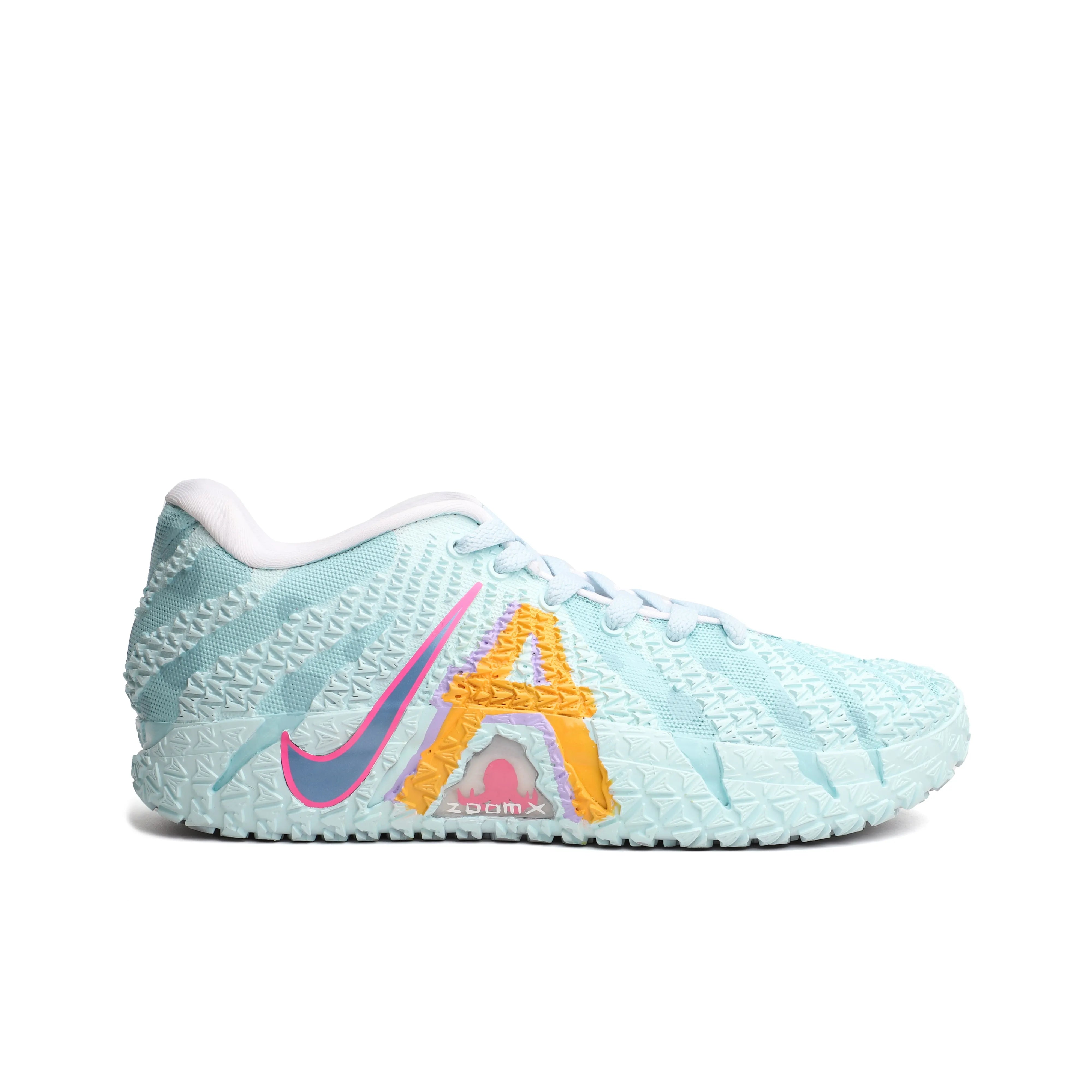 [Custom SpongeBob SquarePants and Patrick Star - Pineapple House] Ja 3 Morant III Basketball Shoes Men's Mid-Top Split-Color shoes