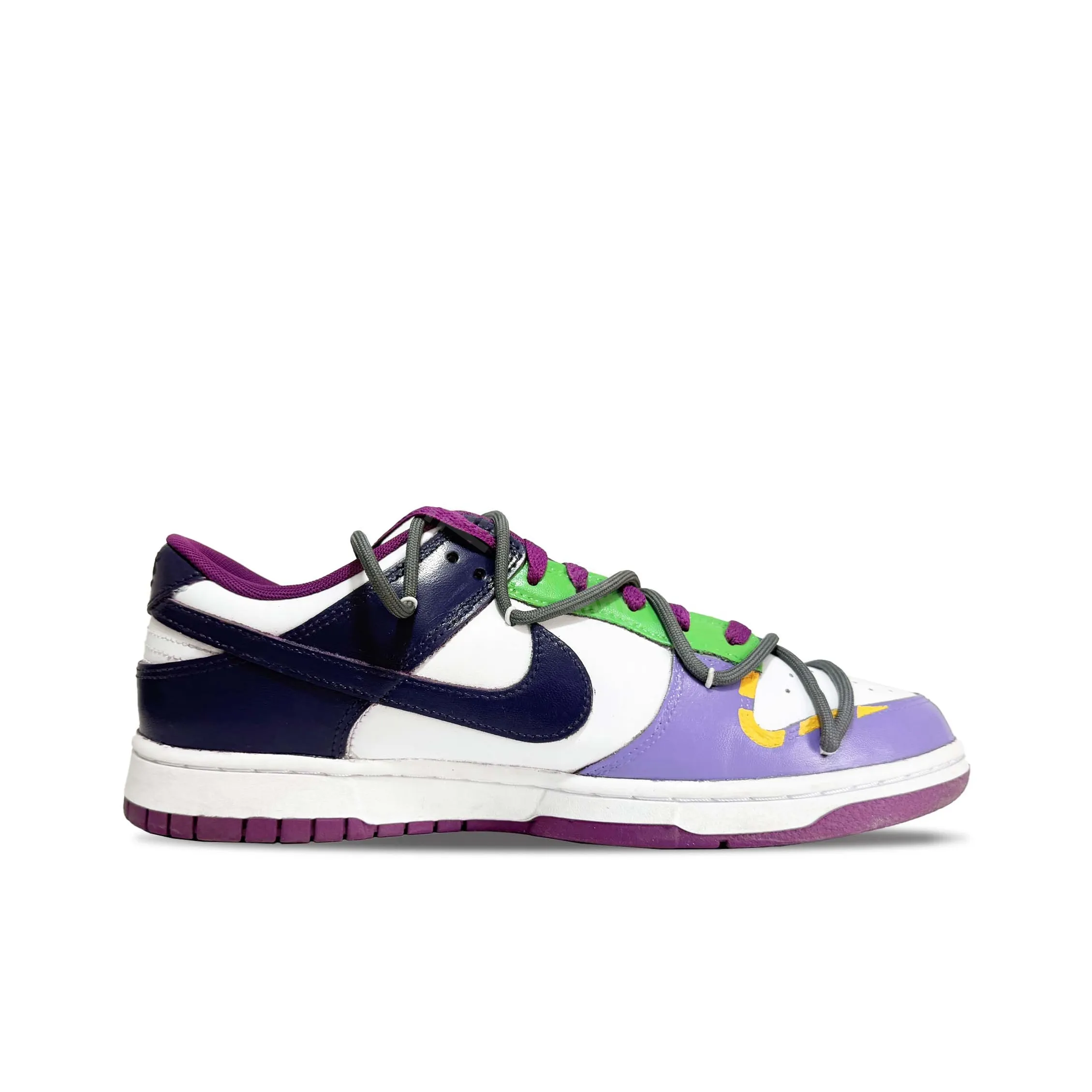 [Custom Evangelion EVA01/Lightning] Dunk Low Skateboard Shoes Unisex