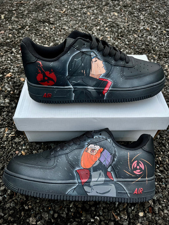 [Custom Obito and Itachi] Air Force 1 Skateboarding Shoes Unisex