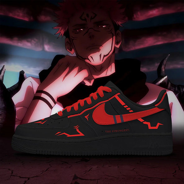 [Custom Ryomen Sukuna] Air Force 1 Skateboarding Shoes Unisex