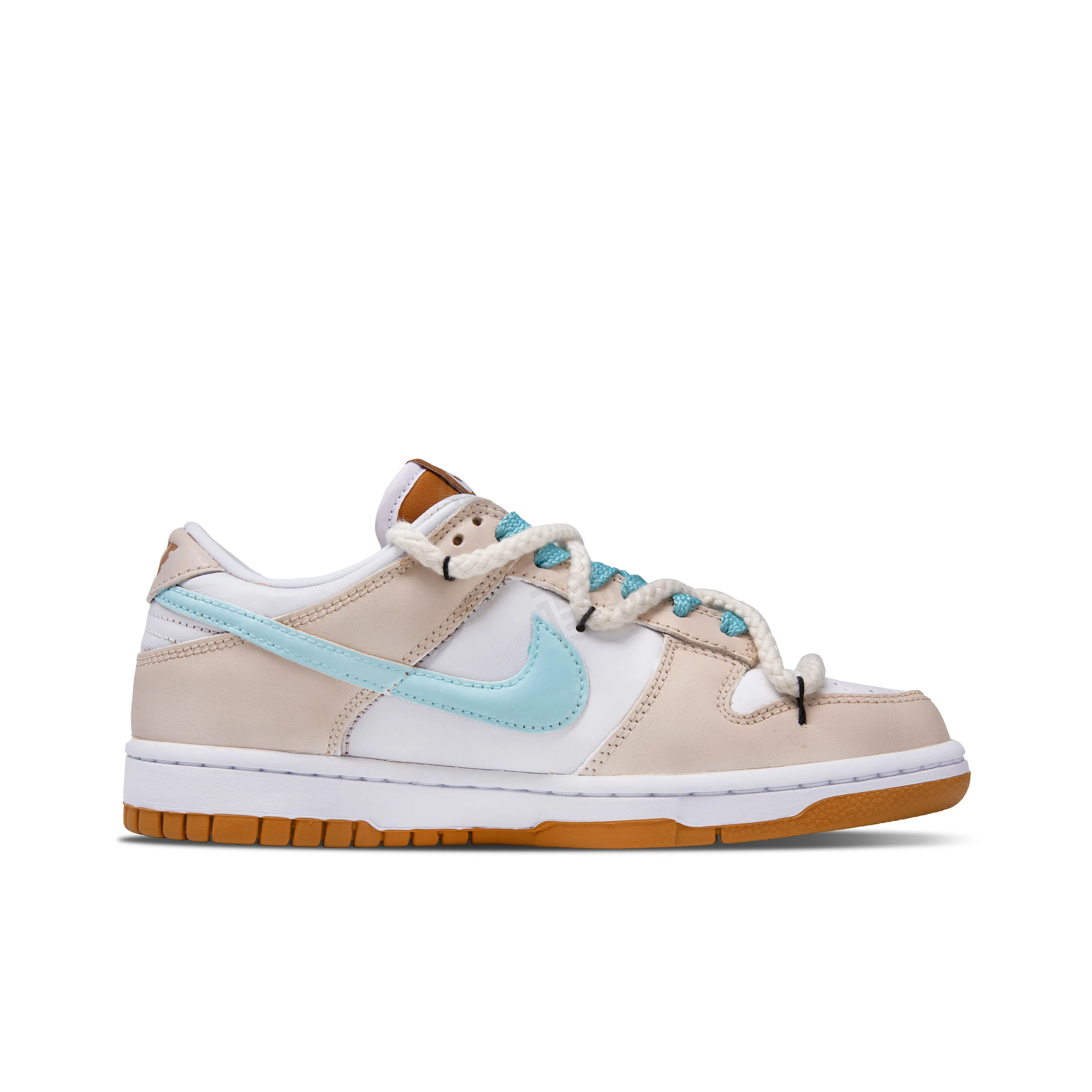 [Custom Orange Sugar Cubes] Dunk Skateboarding Shoes Unisex Low-top Orange/Blue