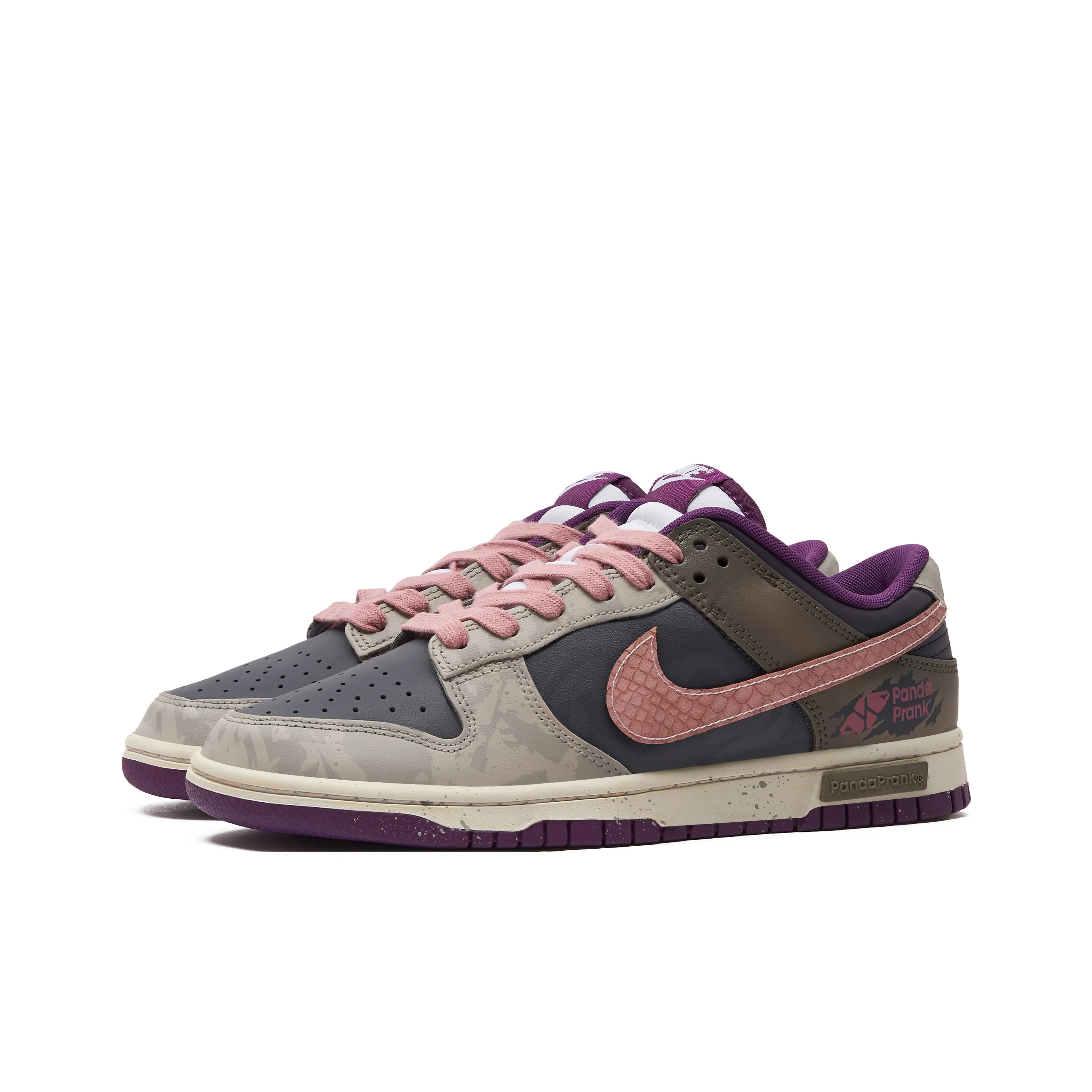 [Custom Heart of the Sandlands] Dunk Skateboarding Shoes Unisex Low-top Brown/Gray
