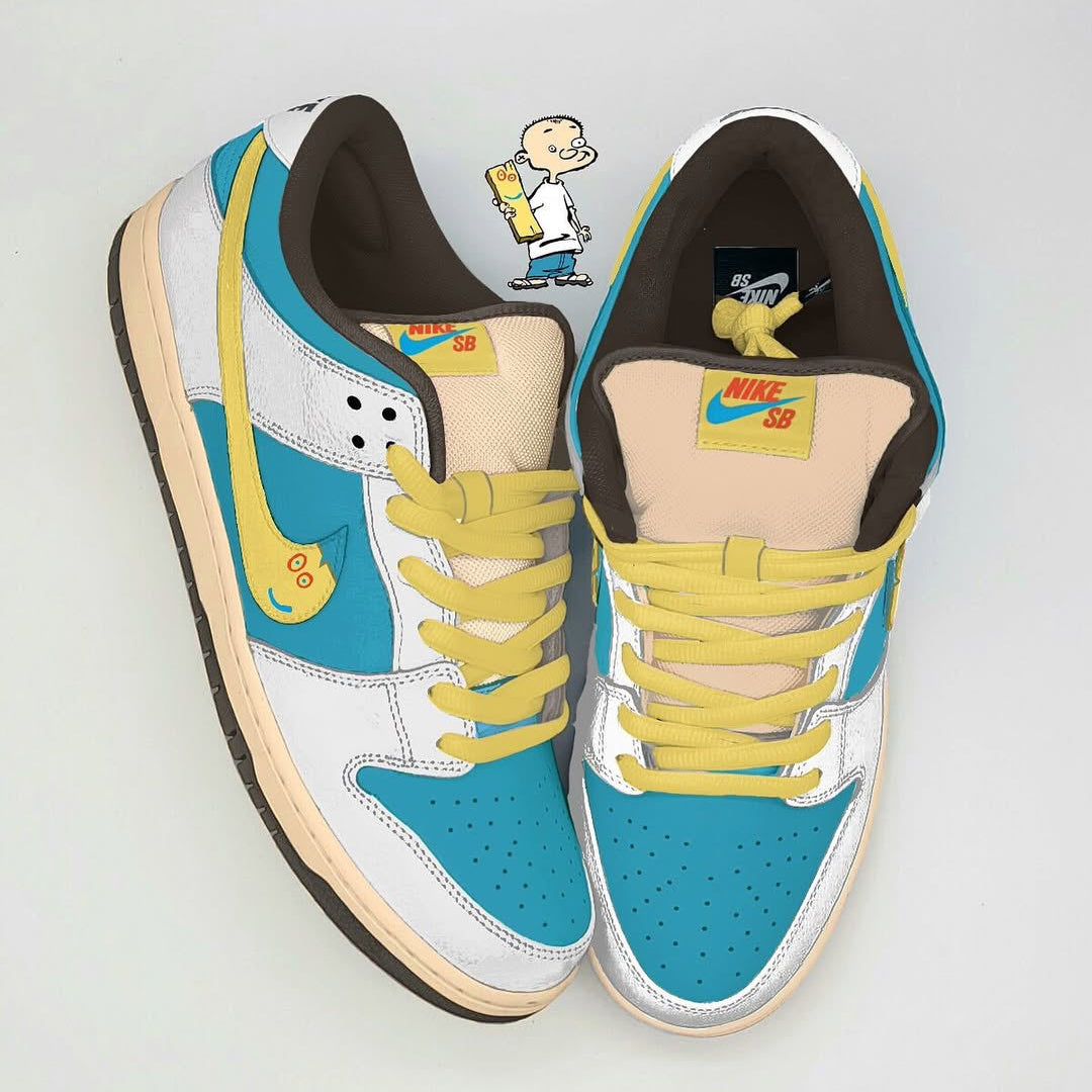 [Custom Ed, Edd n Eddy II] Dunk SB Low Top Skateboarding Shoes Unisex