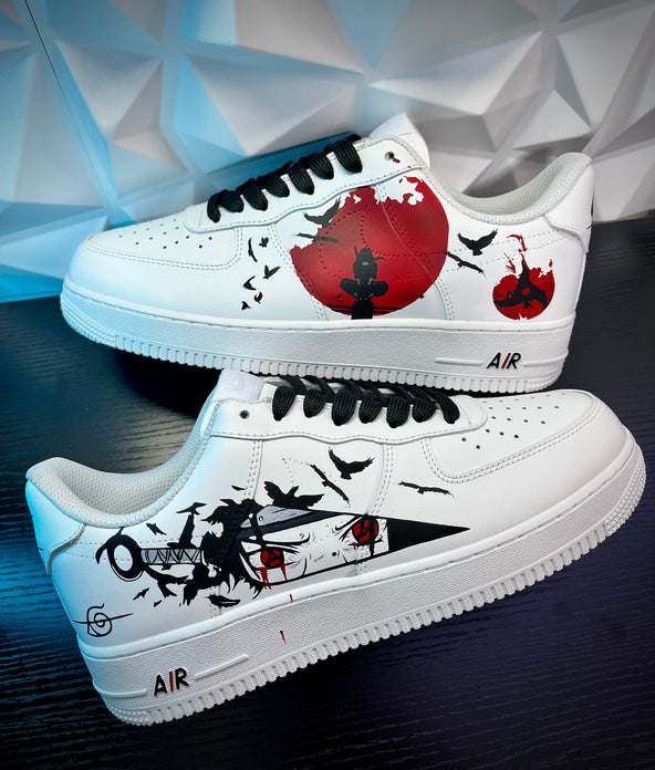 [Custom Itachi /Naruto] Air Force 1 Skateboarding Shoes Unisex