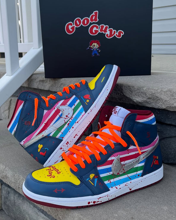 [Custom Troublemaker Chucky] Jordan High Skateboarding Shoes Unisex