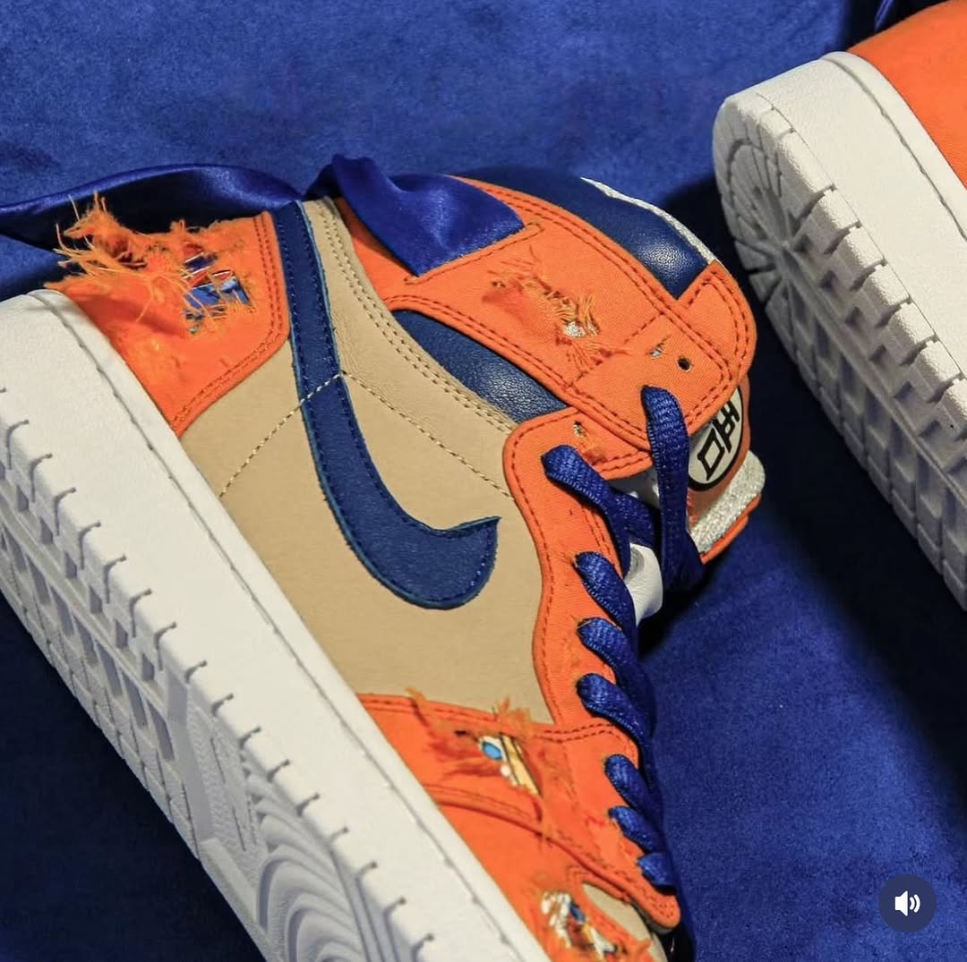 [Custom Jdragon Ball Z X Tearawa] Air Jordan 1 High Top Unisex Skateboarding Shoes