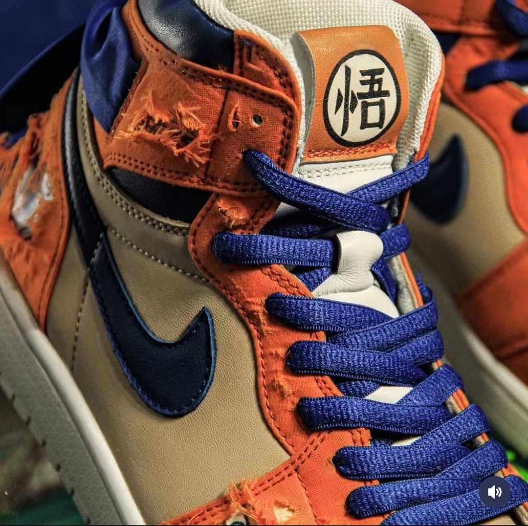 [Custom Jdragon Ball Z X Tearawa] Air Jordan 1 High Top Unisex Skateboarding Shoes