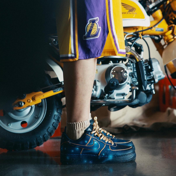 [Custom Men's Nebula] Male  Air Force 1 Low Skate shoes