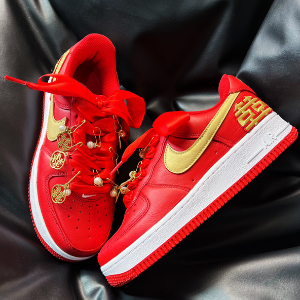 [Custom AF1 Yan 'er has just got married]  Air Force 1 Skateboarding Shoes Unisex