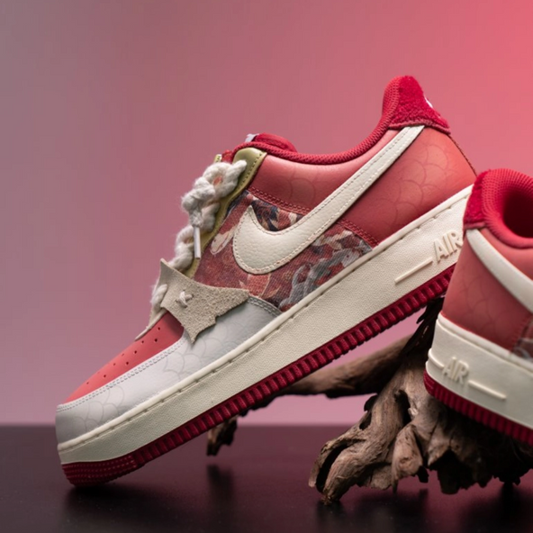 [Custom Lucky koi carp]  Air Force 1 Skateboarding Shoes Men