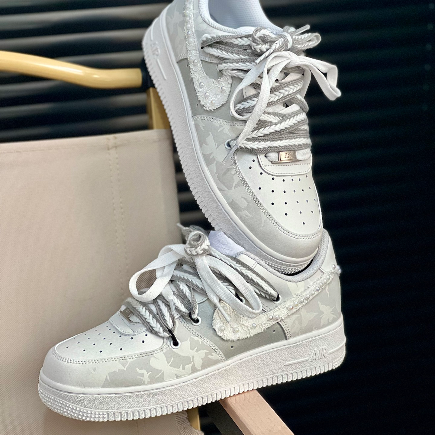 [Custom Zhenlin] Nike Air Force 1 Skateboarding Shoes Women's