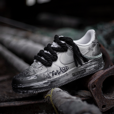 [Custom Dark Halloween]  Air Force 1 Skateboarding Shoes Women's