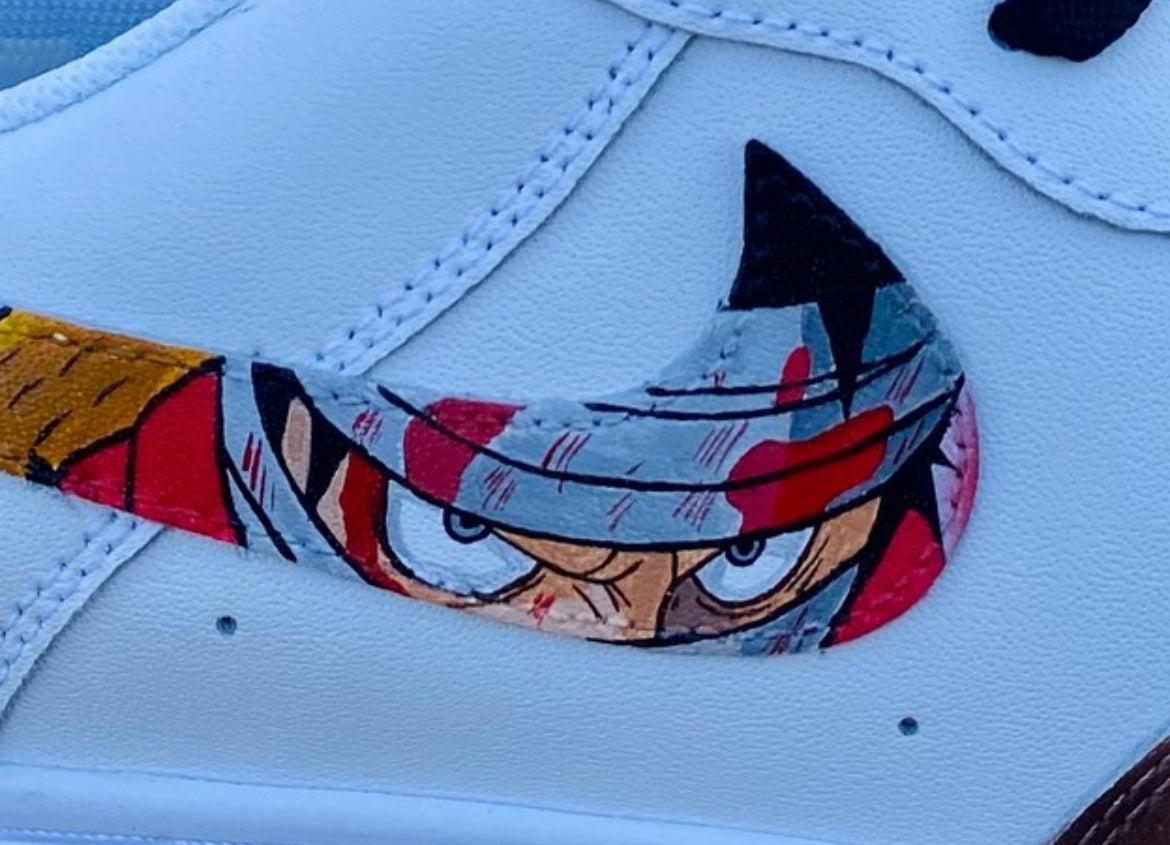 [Custom luffy x Zoro] Air Force 1 Skateboarding Shoes Unisex