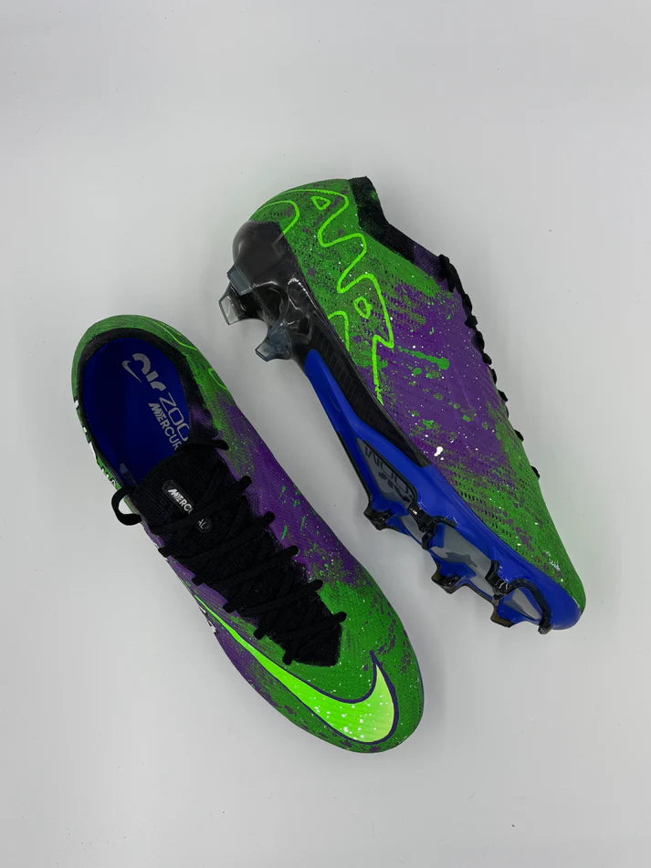 [Custom Joker] Zoom Mercurial Vapor Basketball Shoes Unisex Green/Purple