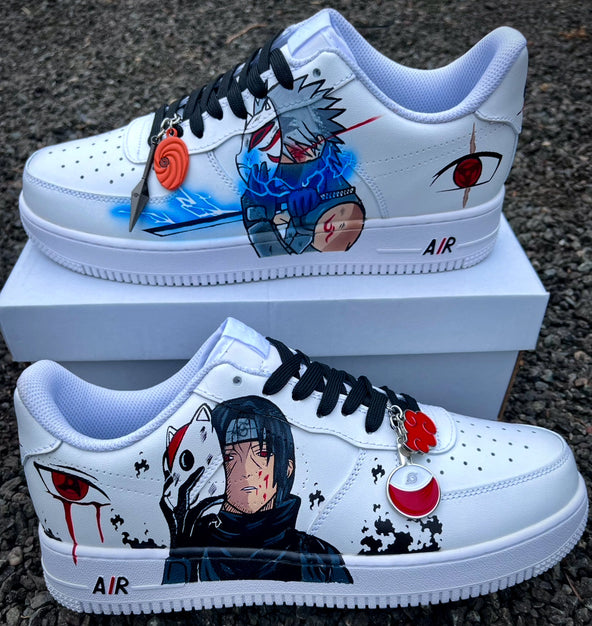 [Custom Itachi Vs Kakashi Anbu] Air Force 1 Skateboarding Shoes Unisex