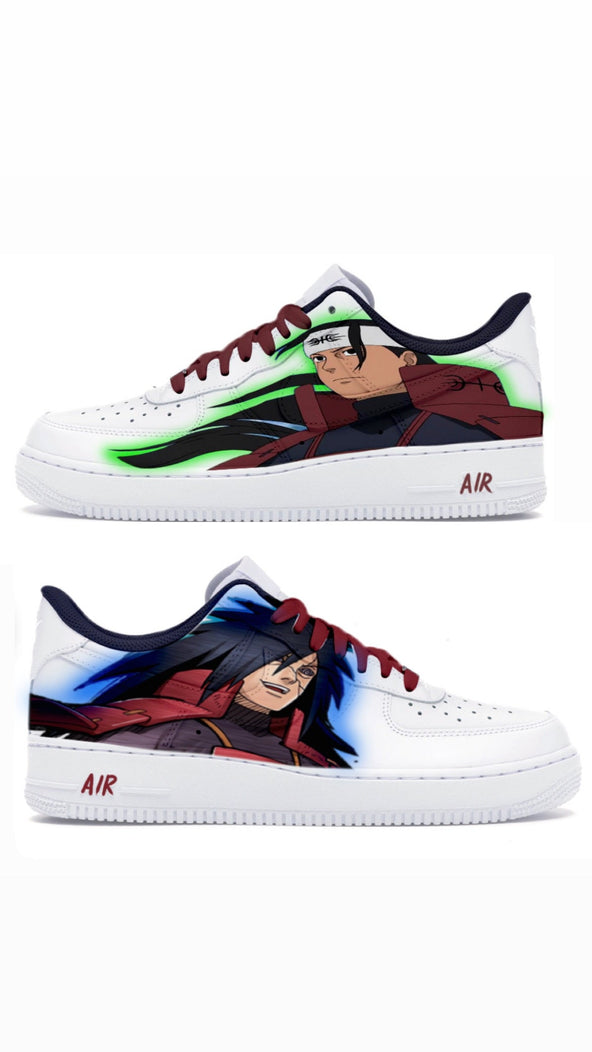 [Custom Madara / Hashirama] Air Force 1 Skateboarding Shoes Unisex
