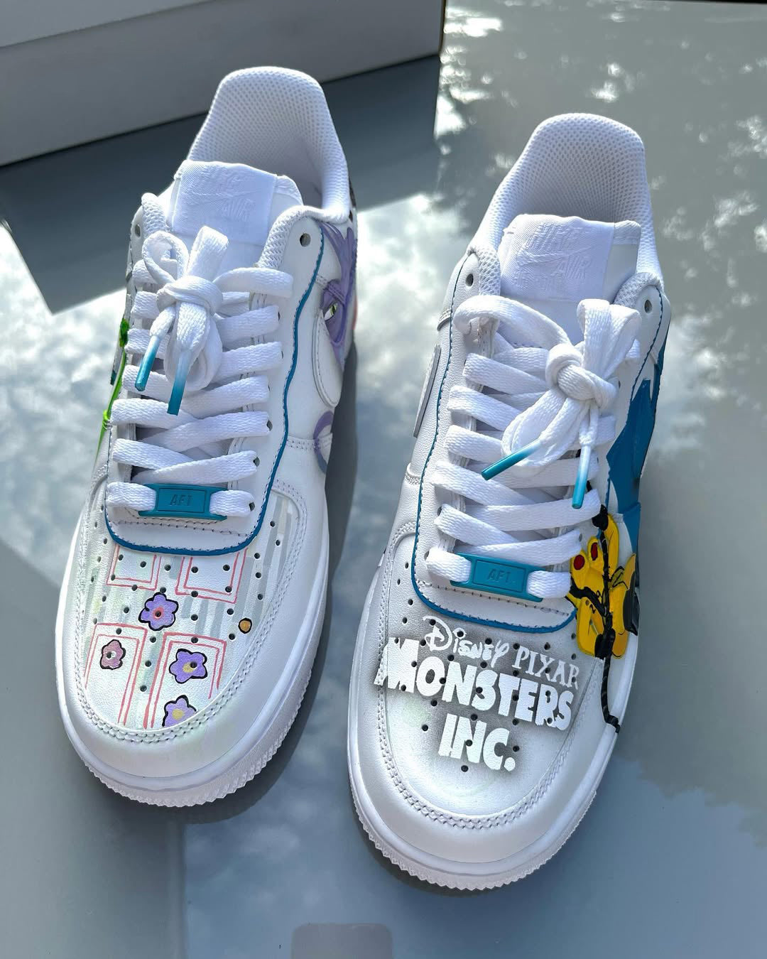 [Customized Monsters University] Air Force 1 Low-top Shoes Hand-drawn Unisex