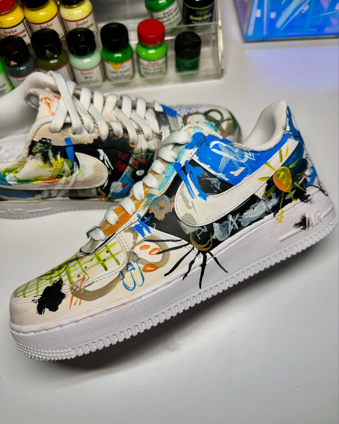 [Customized Strayed into the Palette - Hand Painted] Air Force 1 Low-top Shoes Unisex