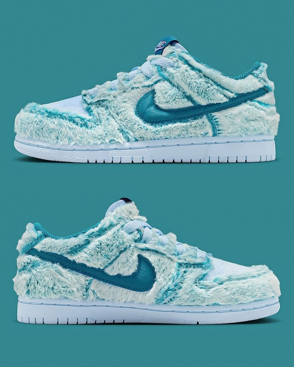 [Custom Furry Monsters - Sullivan] Dunk Skateboarding Shoes Unisex Blue