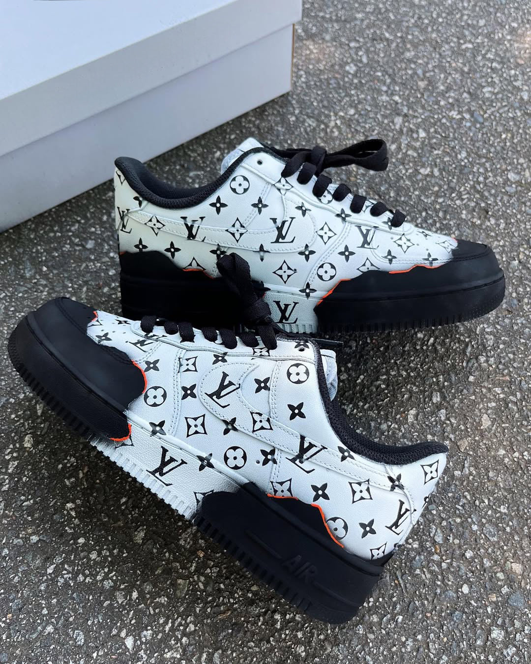 [Customized Ember Trace] Air Force 1 Shoes Unisex Hand Painted