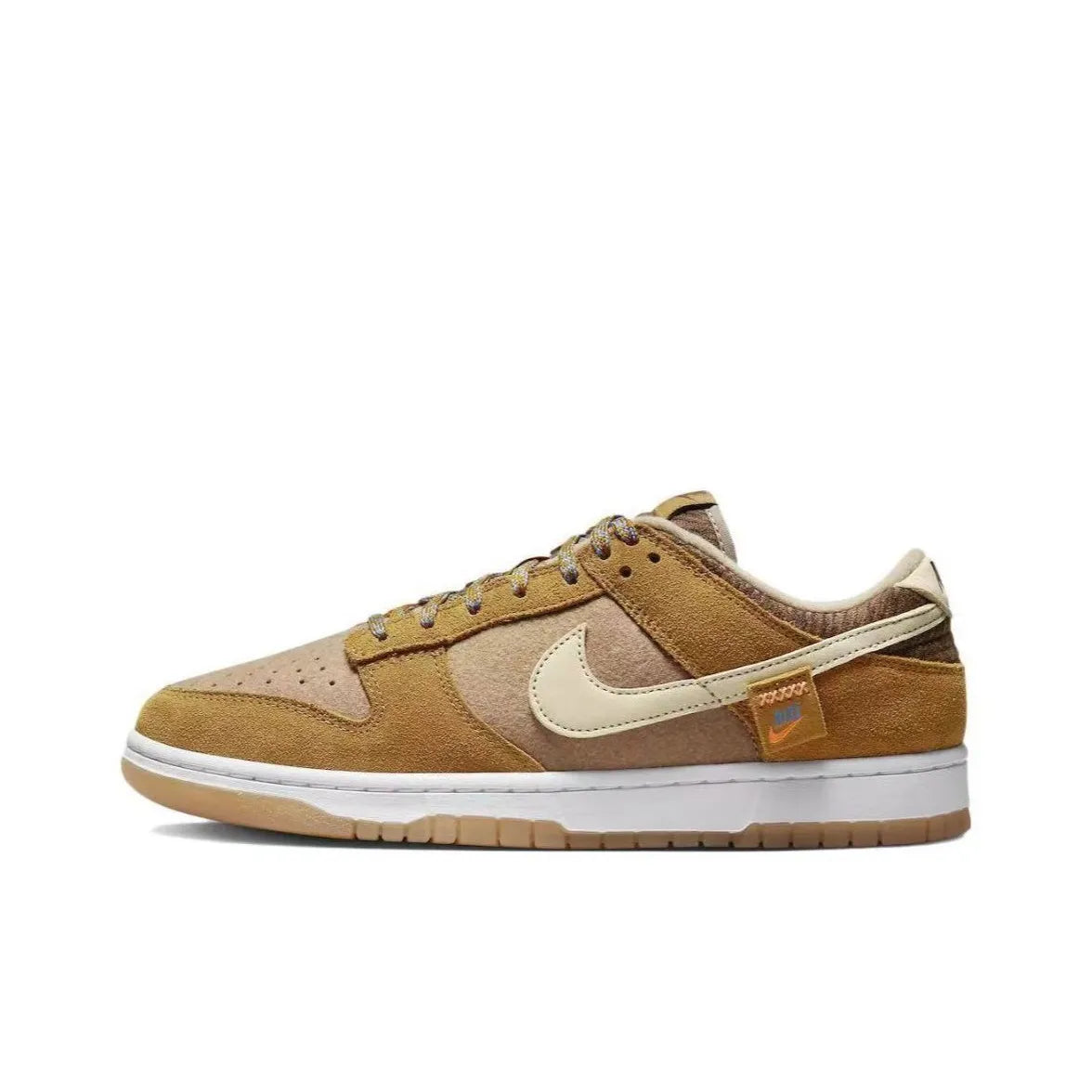 [Custom Graffiti Bear] Dunk Skateboarding Shoes Unisex Brown/Green