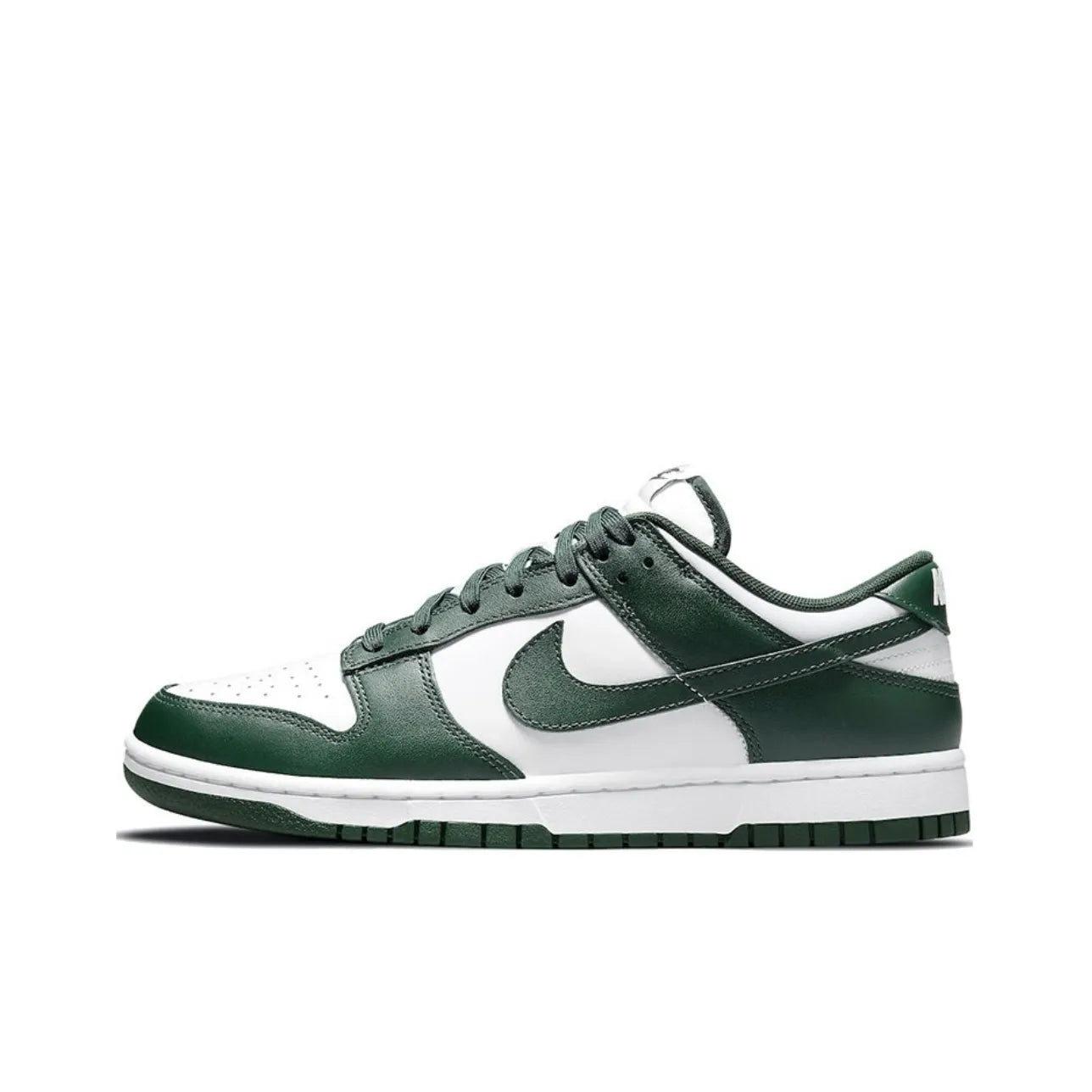 [Custom Hamburger & French Fries] Dunk Low Skateboarding Shoes Unisex Brown/Green