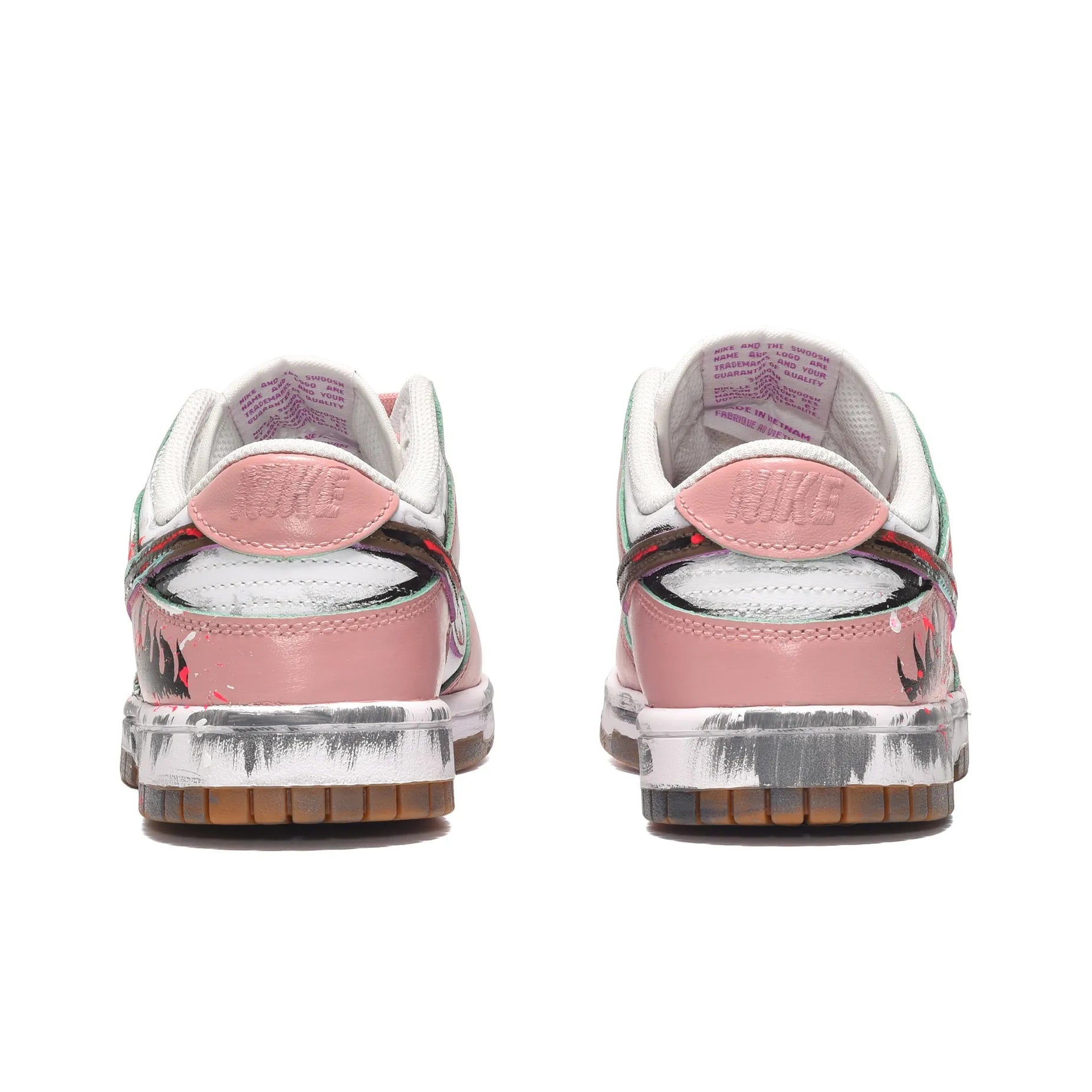 Crown Smiley Face - Custom Dunk Low Skateboarding  Shoes Women's